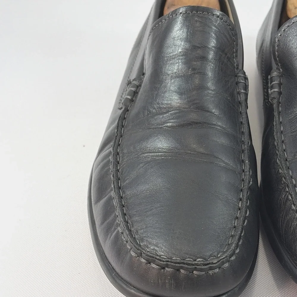 Ecco Classic Moc 2.0 Slip-On Driving Shoe Men's 44EU 11US Black Leather Loafers